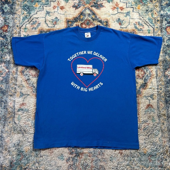 Vintage Canada Post United Way Delivery T-shirt Size XL - Picture 1 of 6